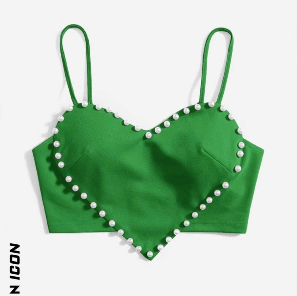 Shein Heart Shaped Crop Top